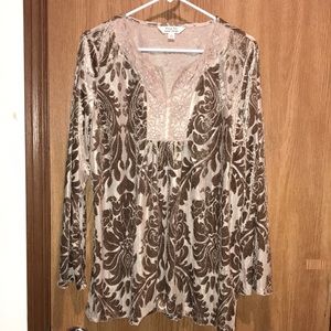 Krazy Kat L Super Shimmer Sheer/Velvet Appliqué